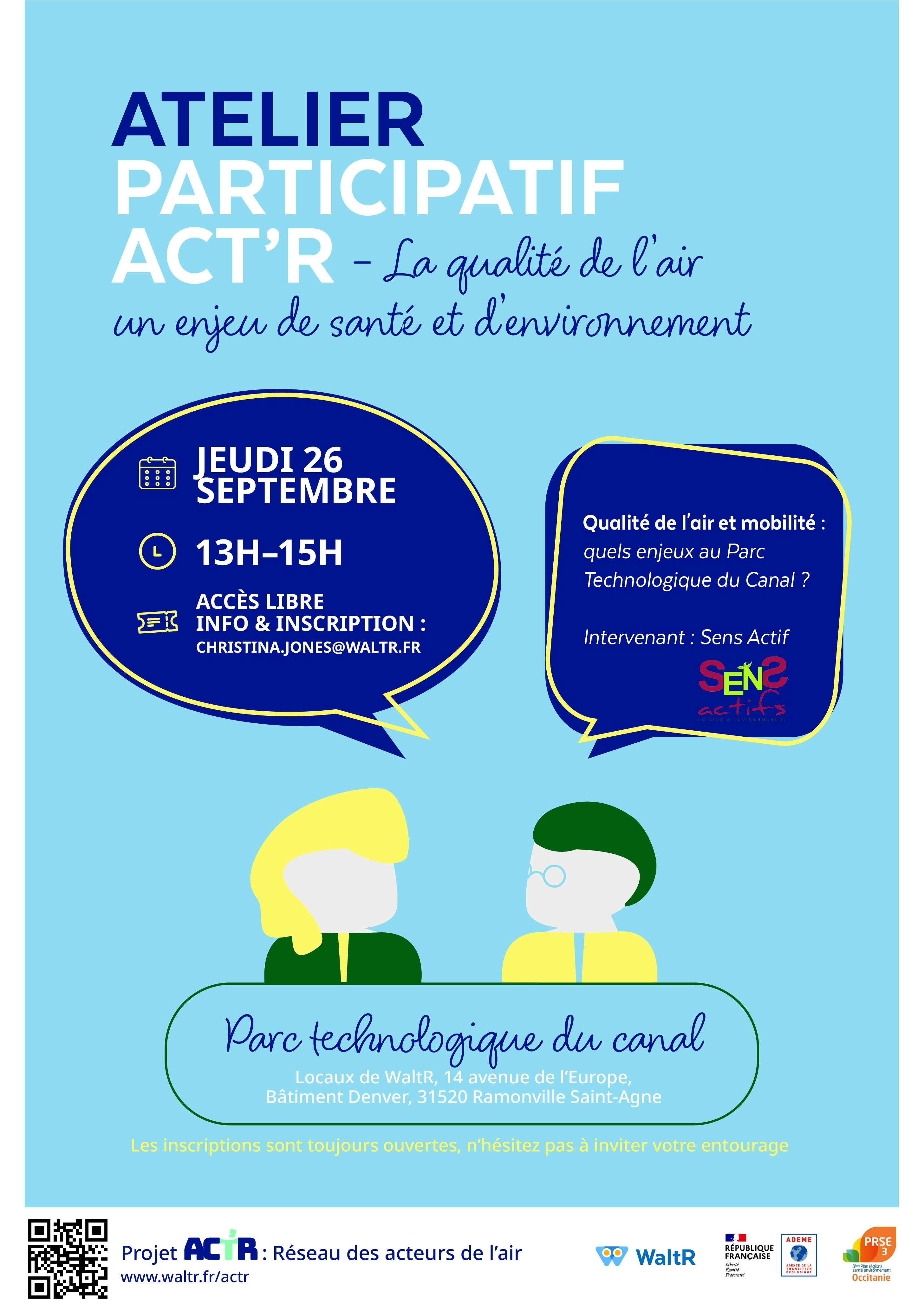 Flyer atelier ACT'R n°2 à Ramonville