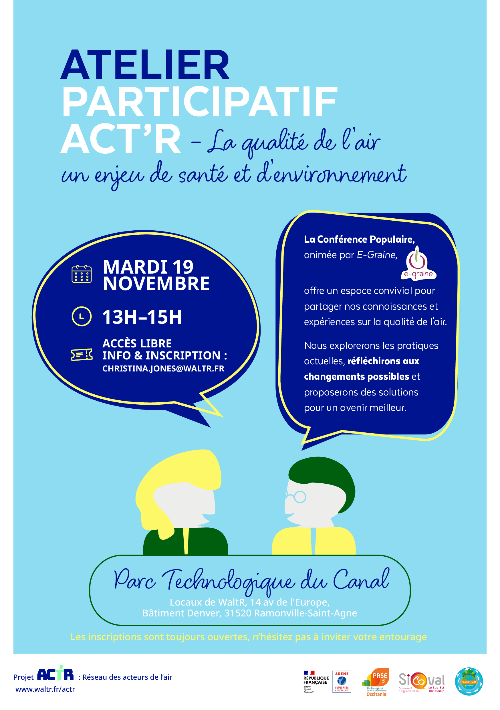 Flyer atelier ACT'R n°4 à Ramonville